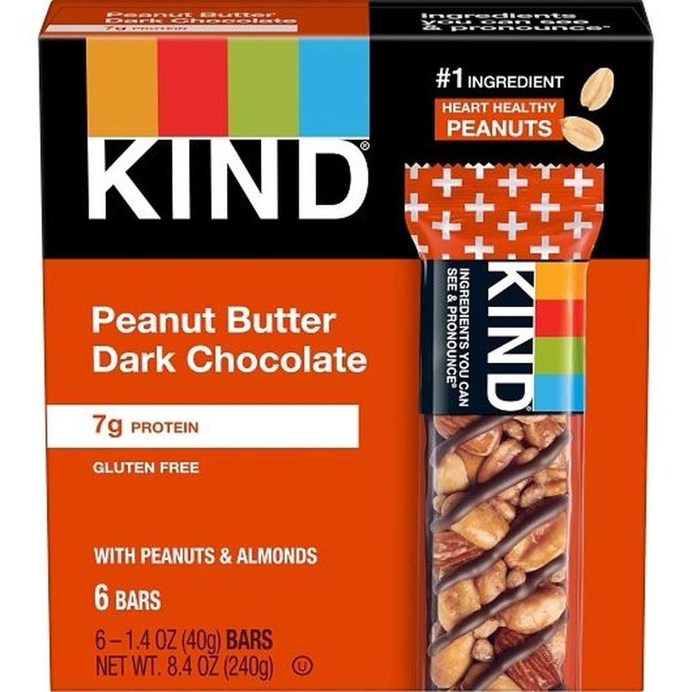 Kind Peanut Butter Dark Chocolate Snack Bar, 1.4 Ounce -- 36 Per Case