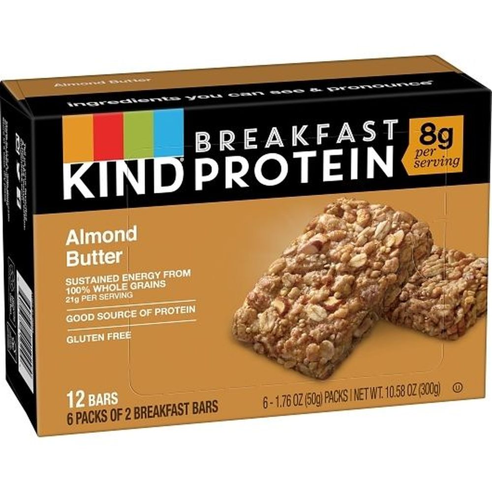 Kind Protein Almond Butter Breakfast Bar, 1.76 Ounce -- 30 Per Case