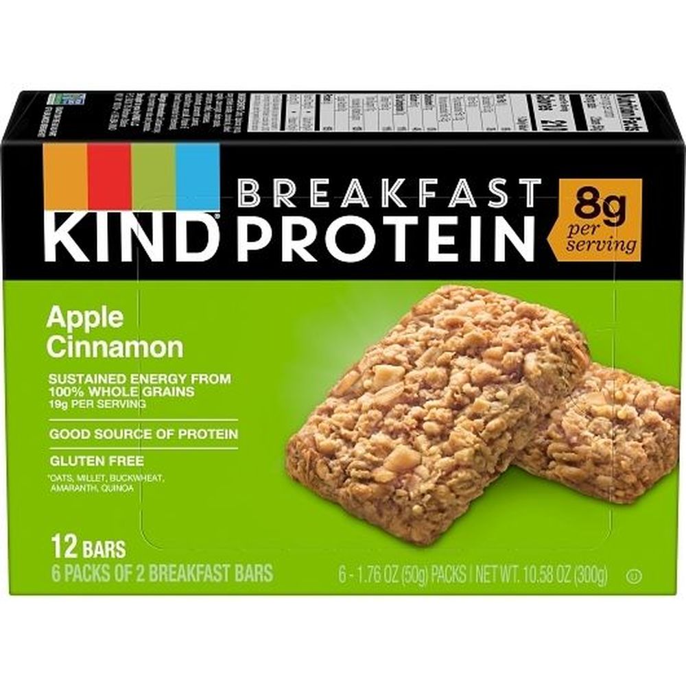 Kind Apple Cinnamon Breakfast Bar, 1.76 Ounce -- 30 per case