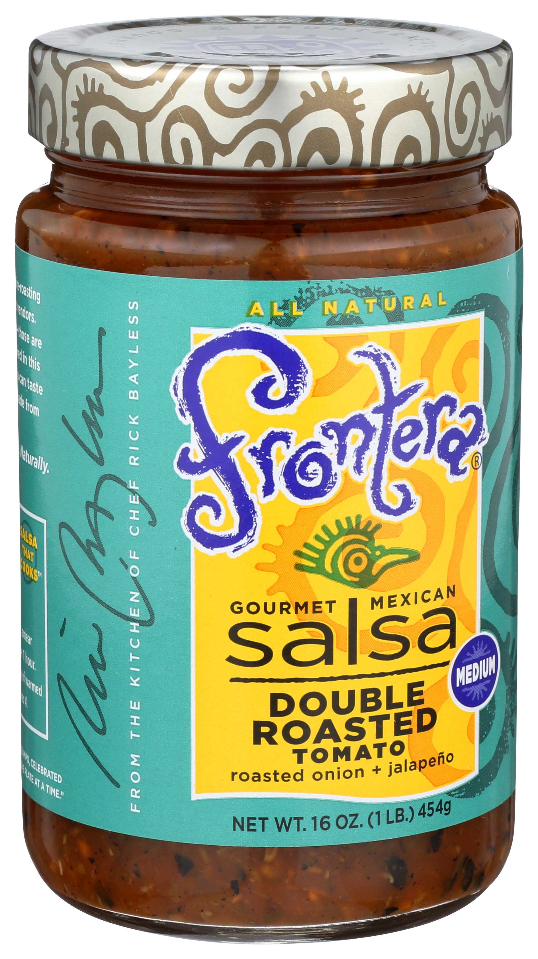 Frontera Foods Medium Double Roasted Tomato Gourmet Mexican Salsa