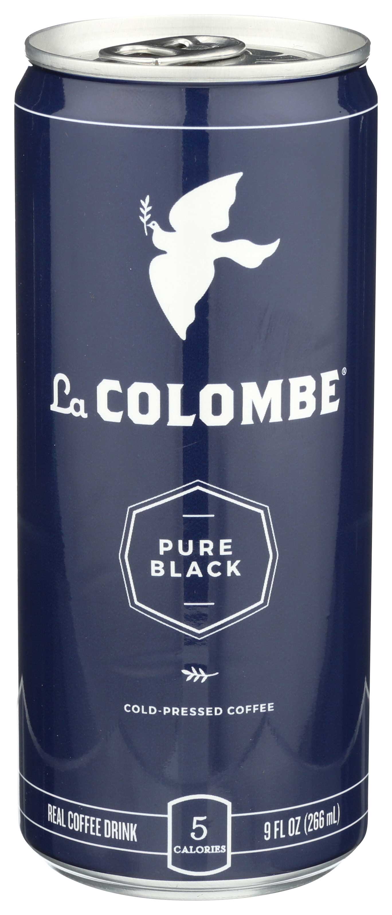 La Colombe Pure Black Cold Pressed Coffee, 9 Fluid Ounce -- 12 Per Case