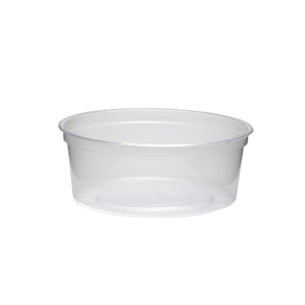 Deli Containers, 8 oz, Clear, Plastic, 50/Pack, 10 Pack/Carton Deli Containers, 8 oz, Clear, Plastic, 50/Pack, 10 Pack/Carton