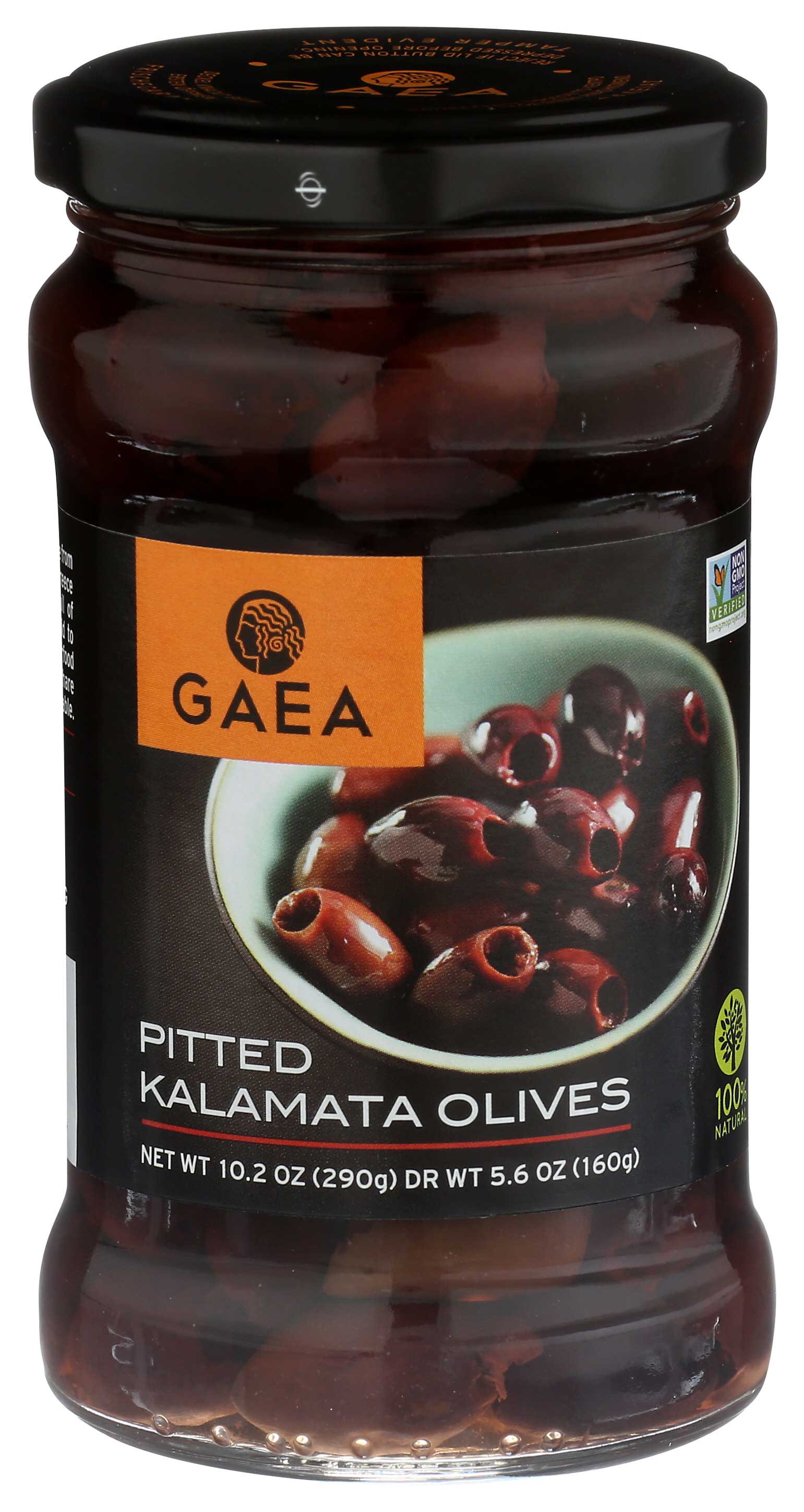 Gaea Pitted Kalamata Olives, 5.6 Ounce -- 8 Per Case