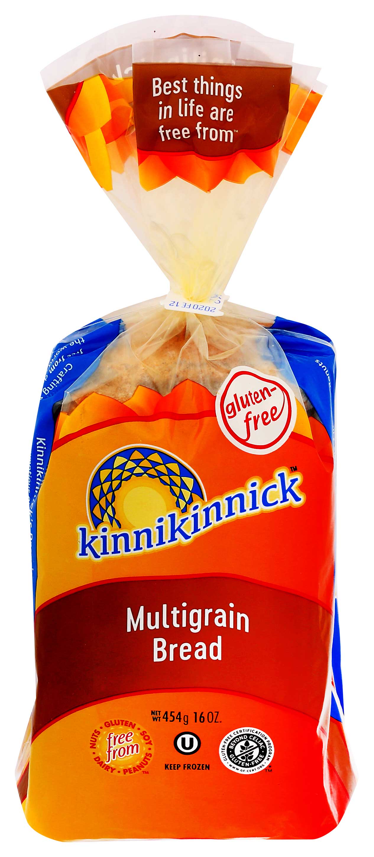 Kinnikinnick Gluten Free Soft Multigrain Bread, 16 Ounce -- 6 Per Case