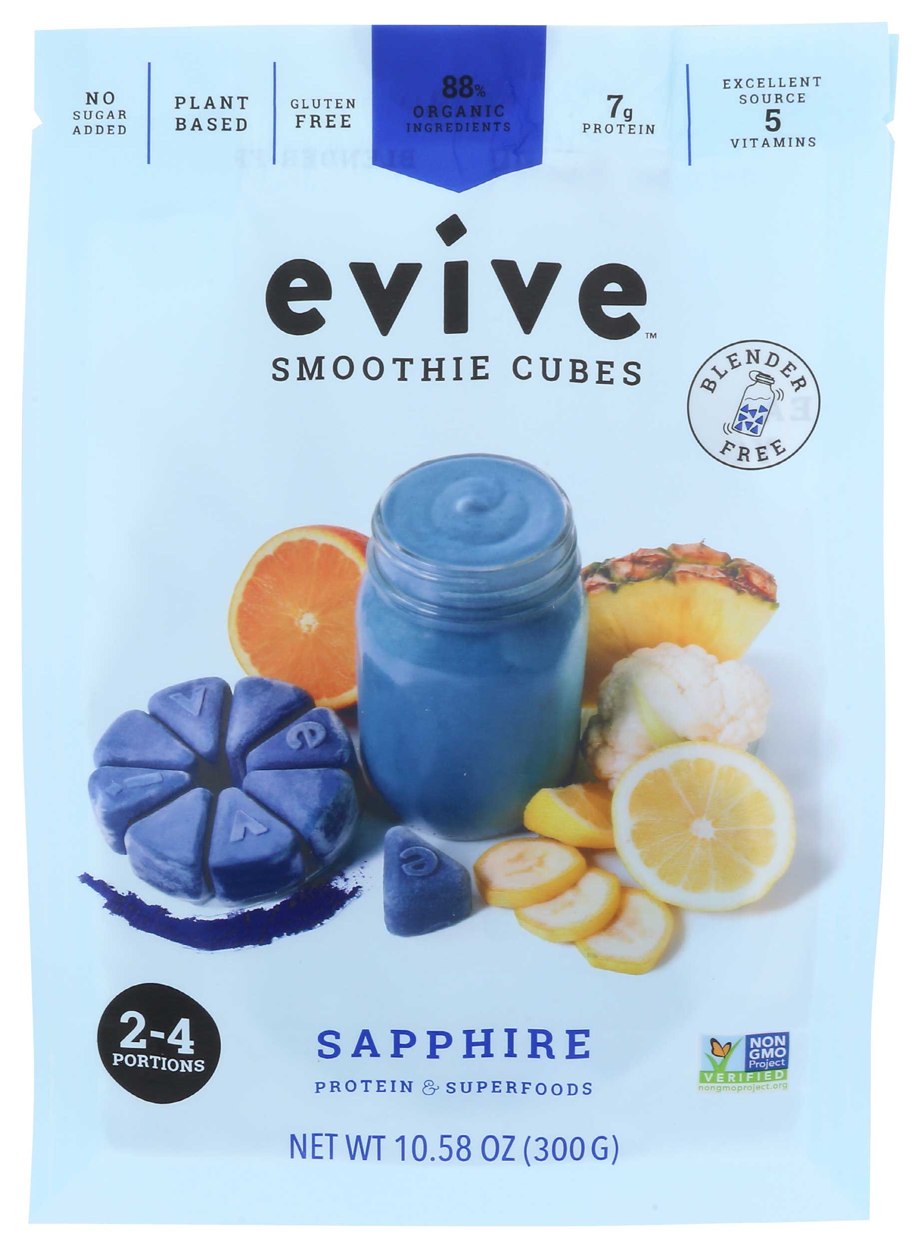 Evive Organic Saphire Smoothie Cube | FoodServiceDirect