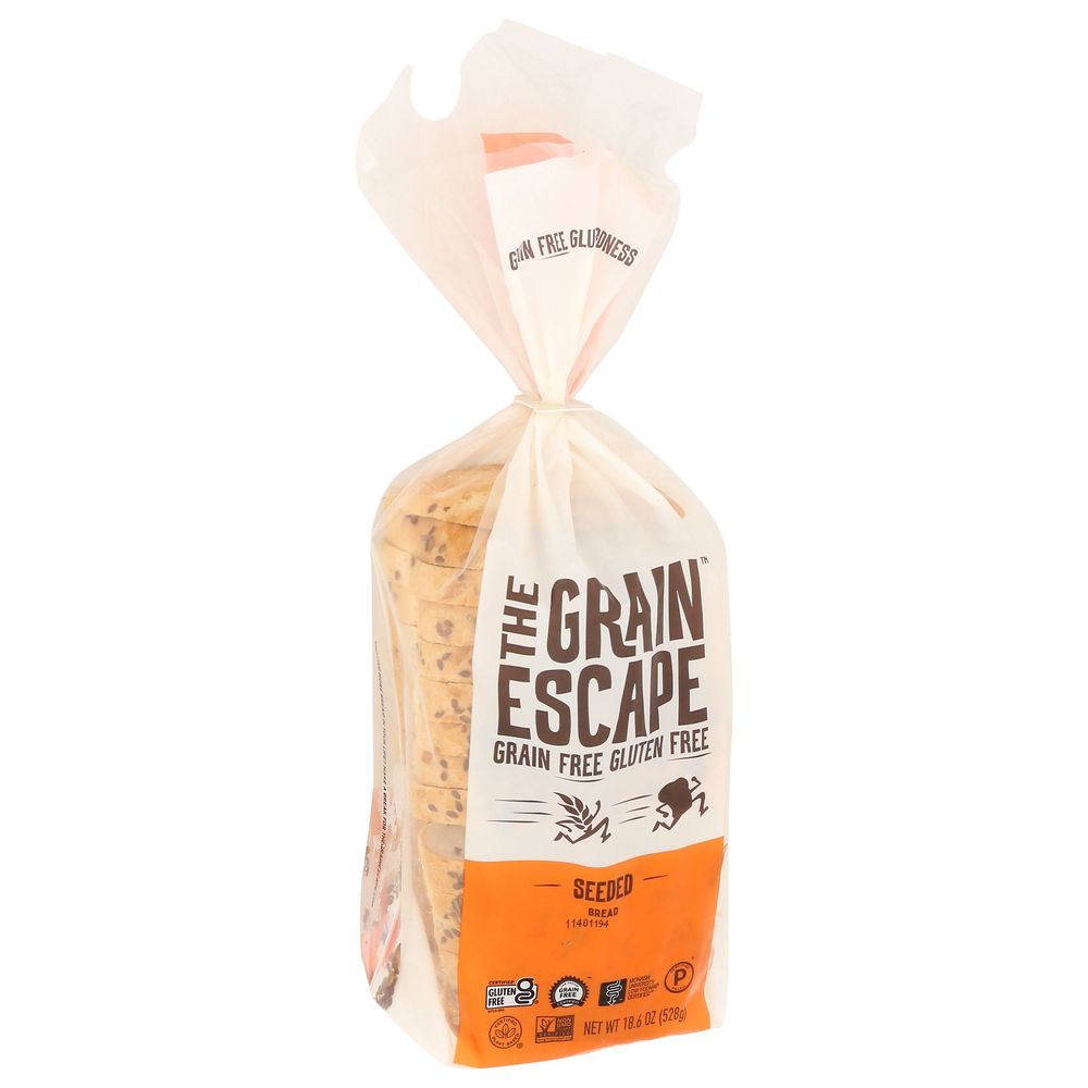 The Grain Escape Grain Free Seeded Bread, 18.6 Ounce -- 8 Per Case
