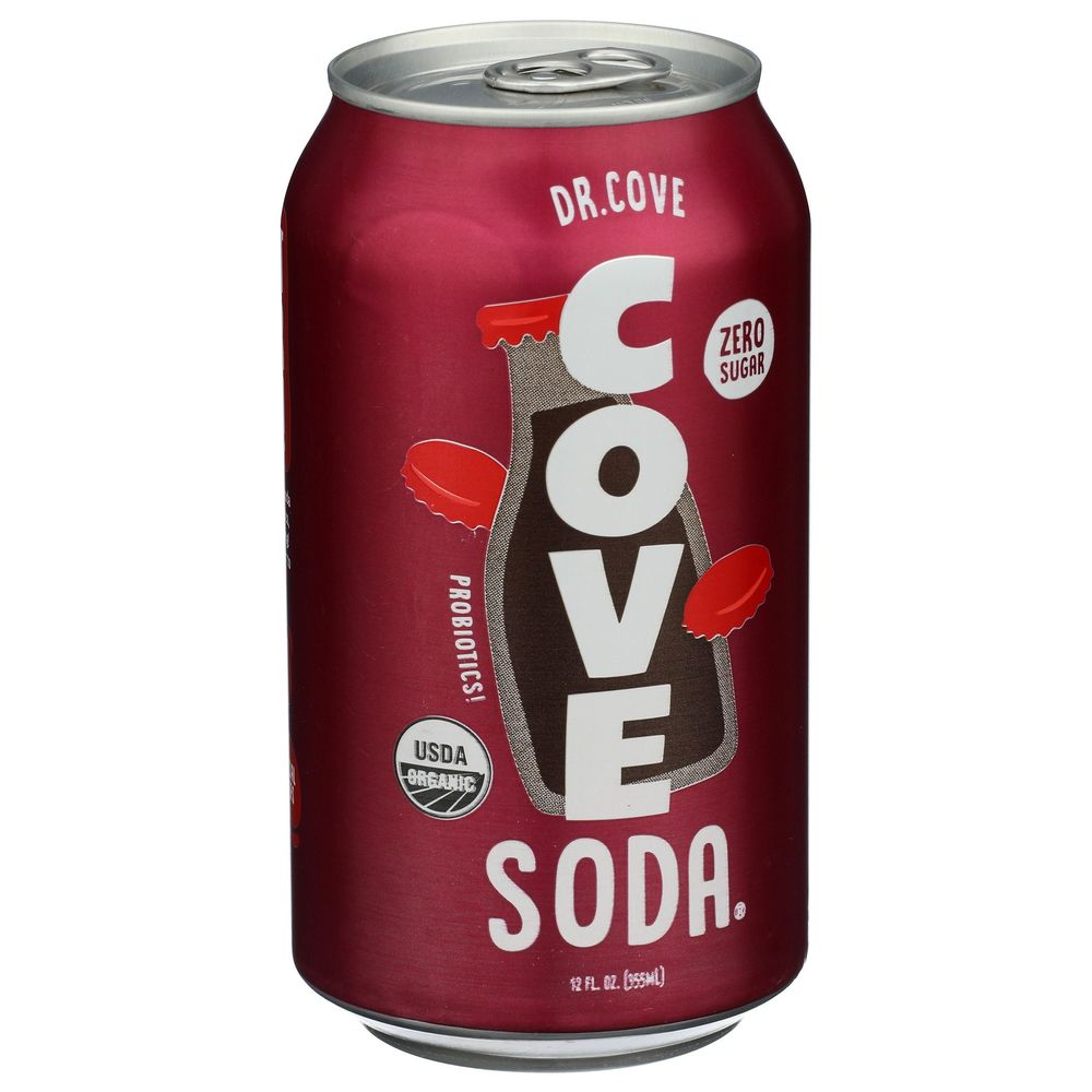 Cove Organic Probiotic Dr. Cove Soda, 12 Fluid Ounce -- 12 Per Case