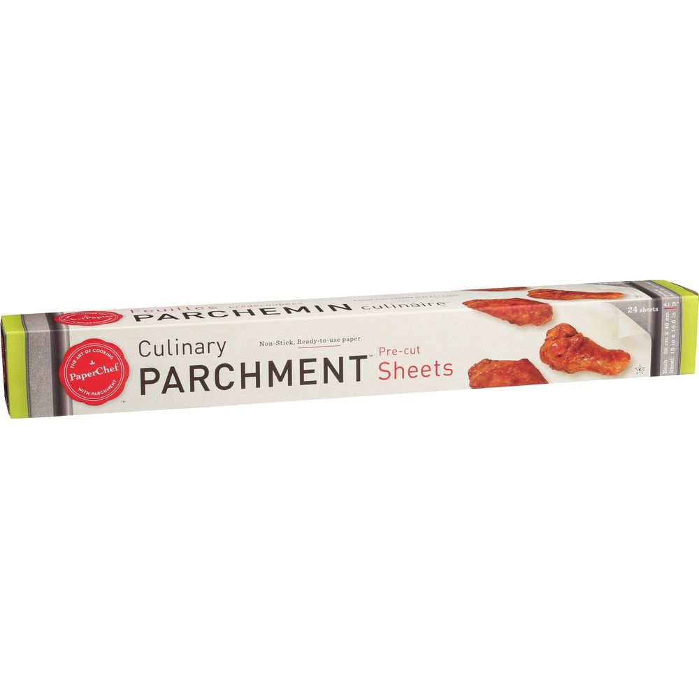 Paper Chef 15 X 16.5 Inch Pre Cut Parchment Sheet, 24 Count -- 12 Per Case
