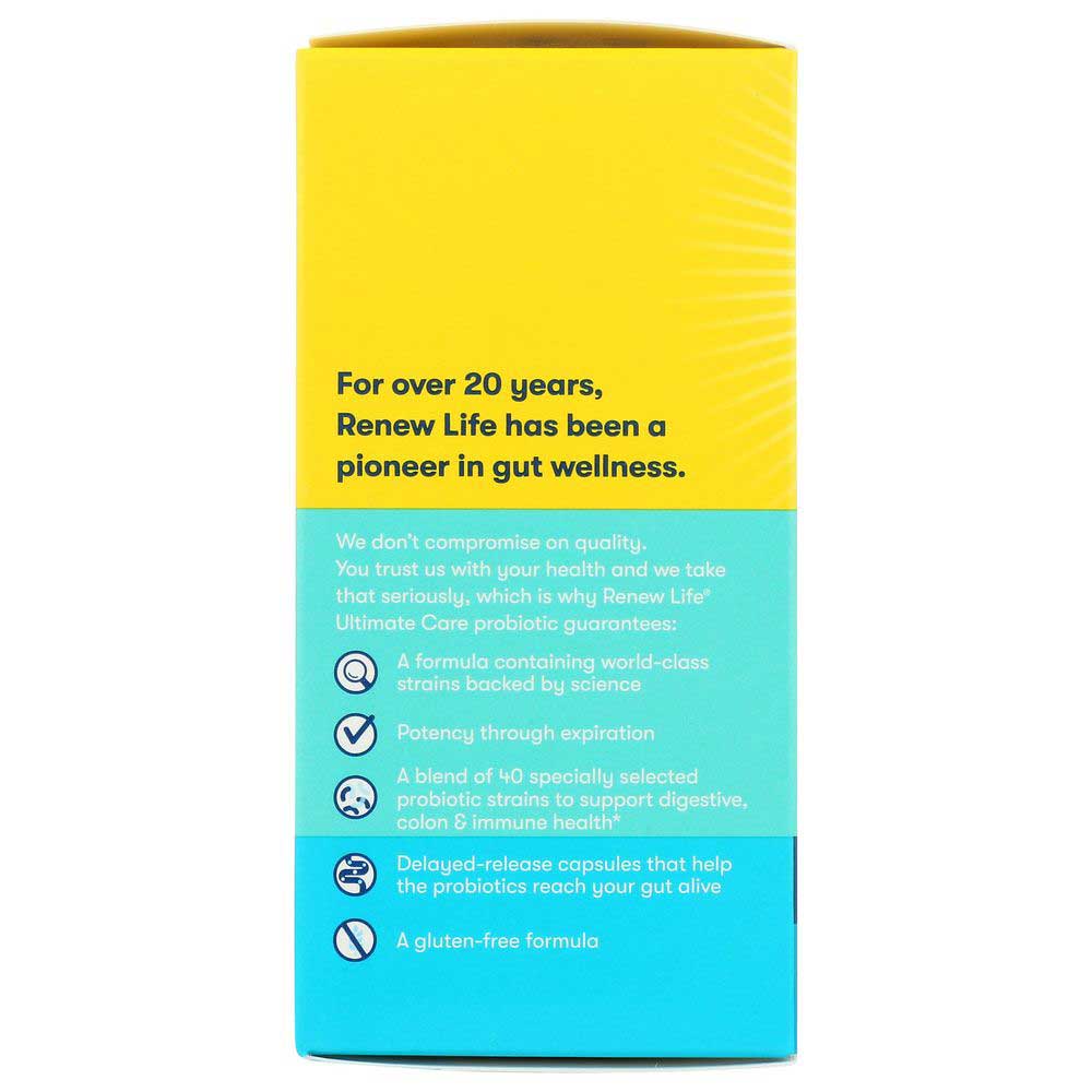 Renewlife Ultimate Flora Ultimate Care Probiotic 150 Billion Capsule, 30 Vegetarian Capsules -- 6 Per Case