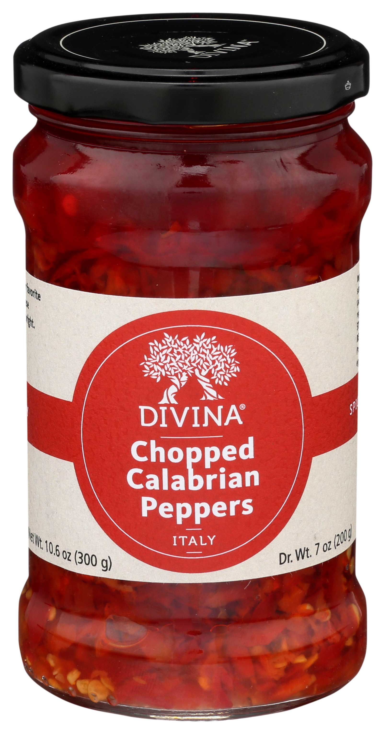 Divina Chopped Calabrian Peppers, 10.6 Ounce -- 6 Per Case