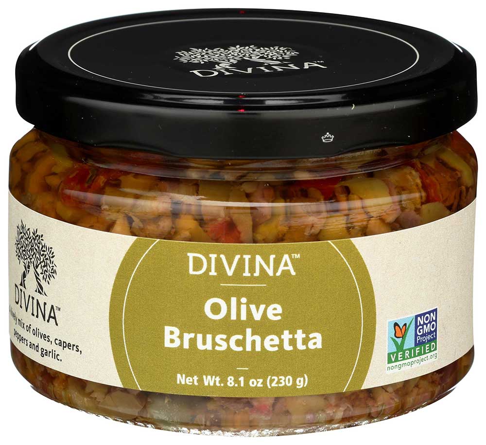 Divina Olive Bruschetta, 8.1 Ounce -- 6 Per Case
