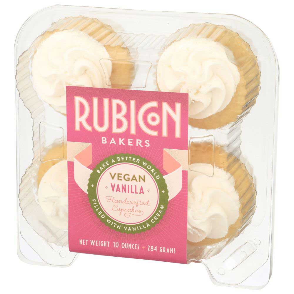 Rubicon Bakers Rubicon Vegan Vanilla Cupcake, 10 Ounce -- 12 Per Case