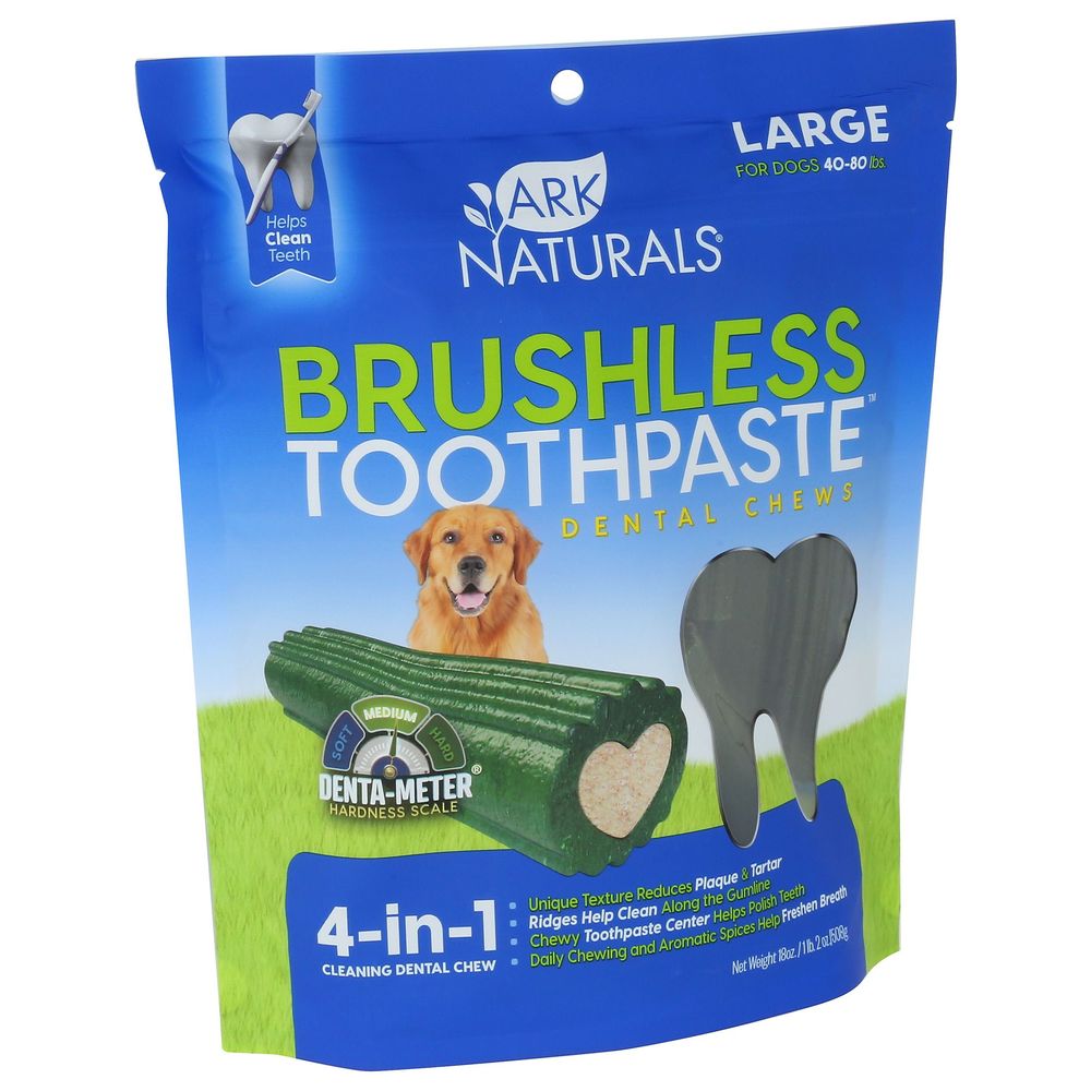 Ark Naturals Chewable Breathless Brushless Toothpaste For Large Dog, 18 Ounce