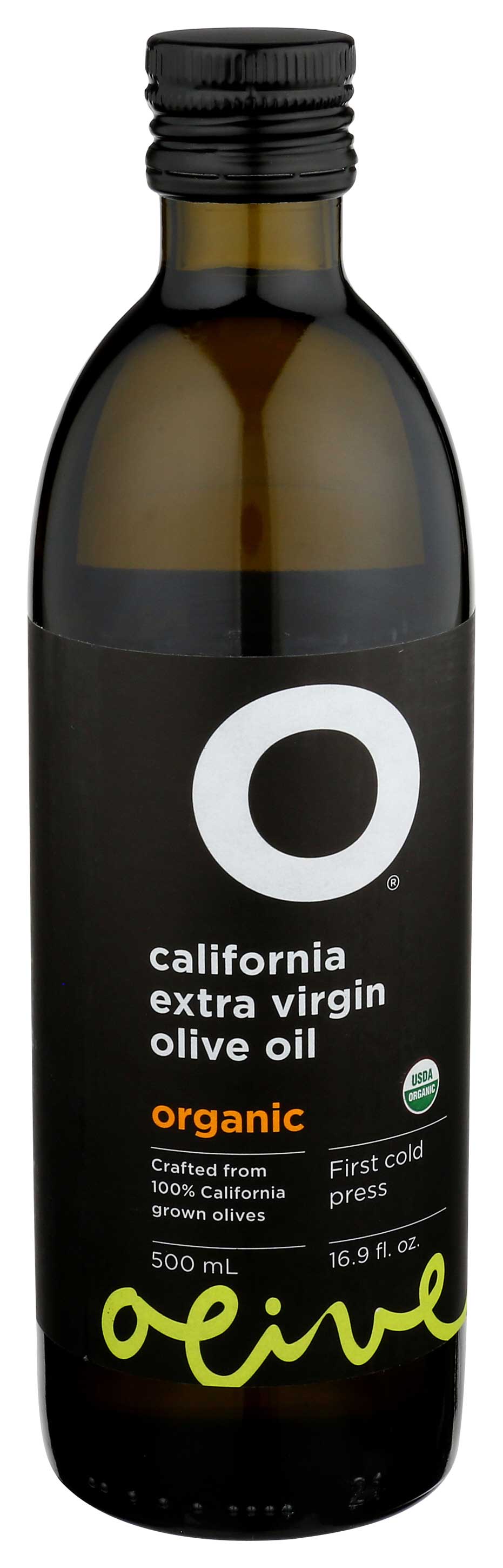 (6 Case)O Olive Oil 100% Organic Extra Virgin Olive Oil, 16.9 Fz.
