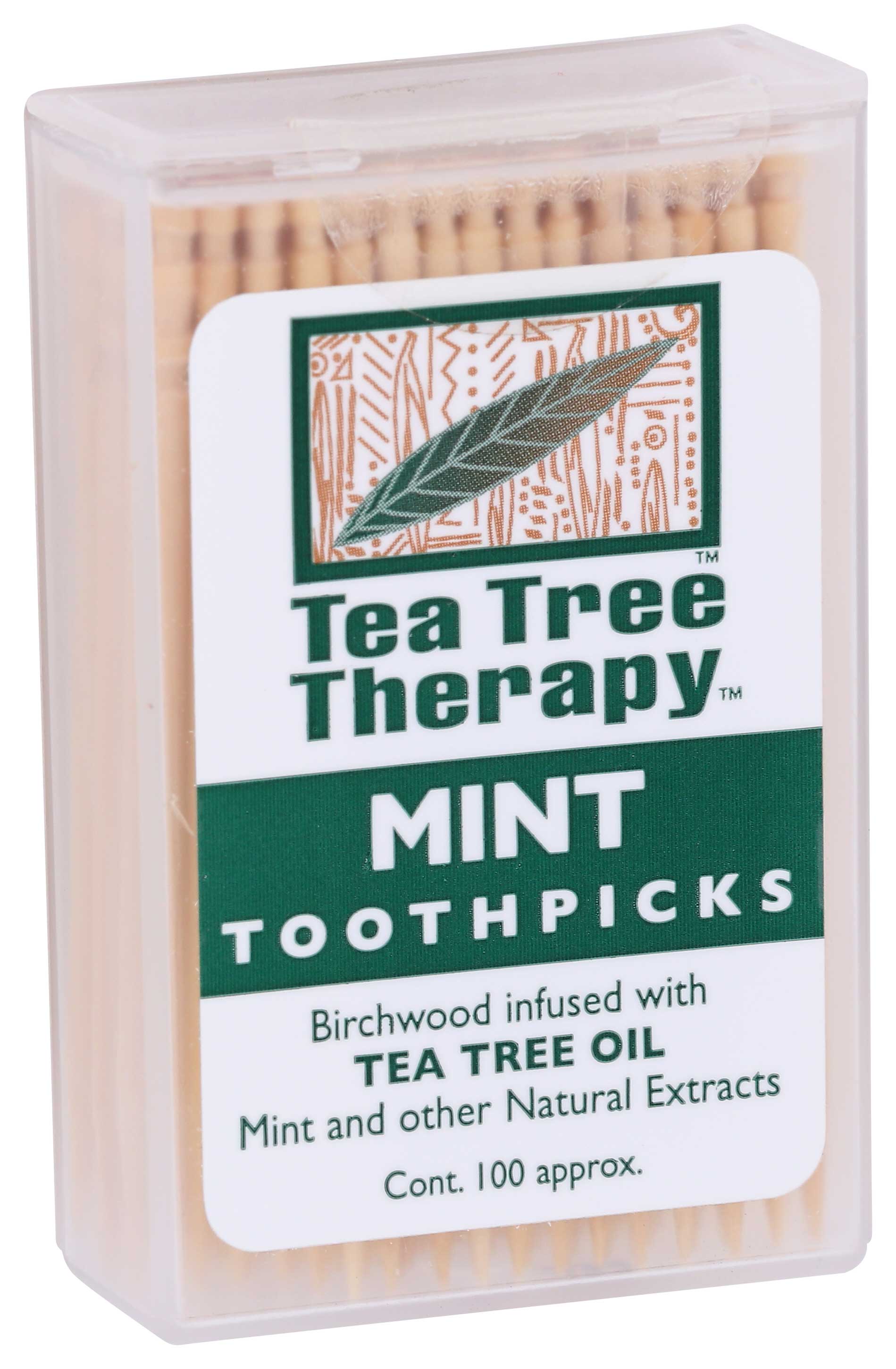 Tea store tree toothpicks