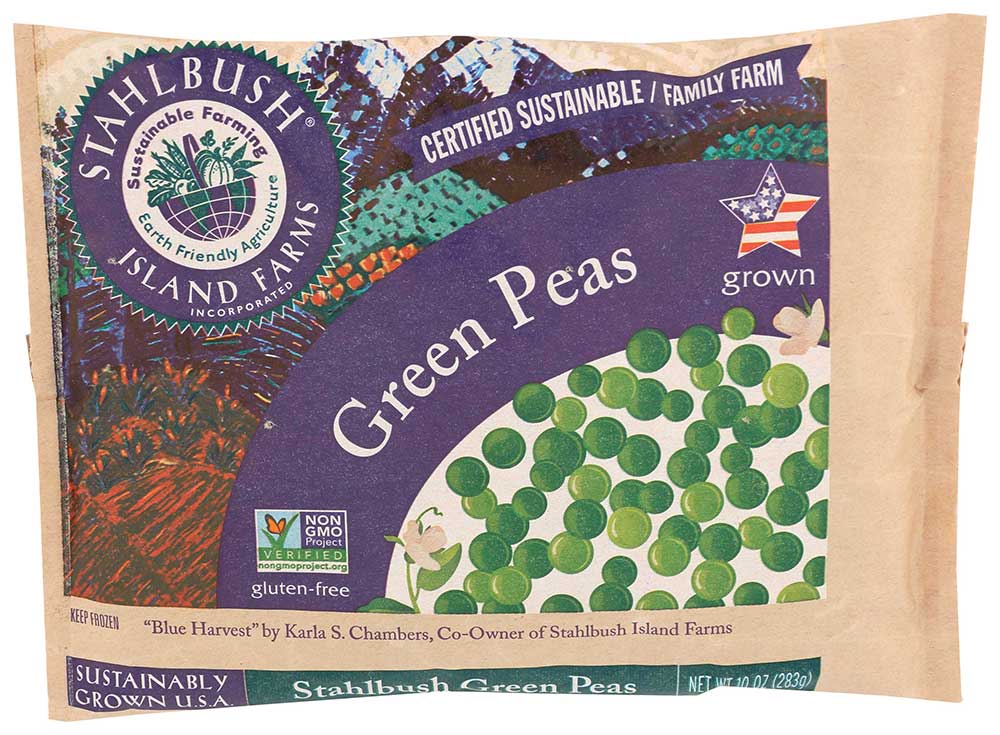 Stahlbush Island Farms Green Pea, 10 Ounce -- 12 Per Case