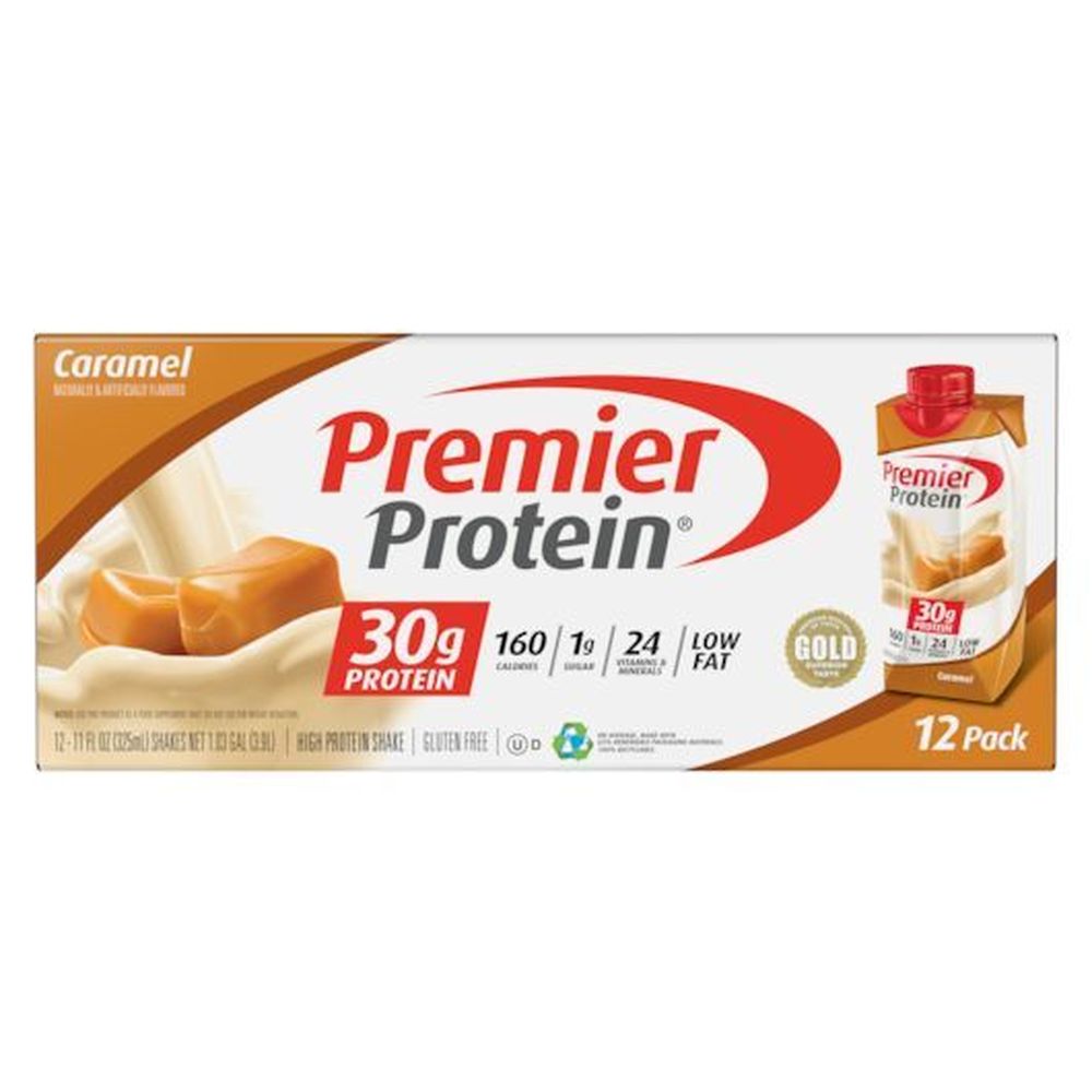 Premier Protein Caramel Shake, 11 Fluid Ounce -- 12 per case