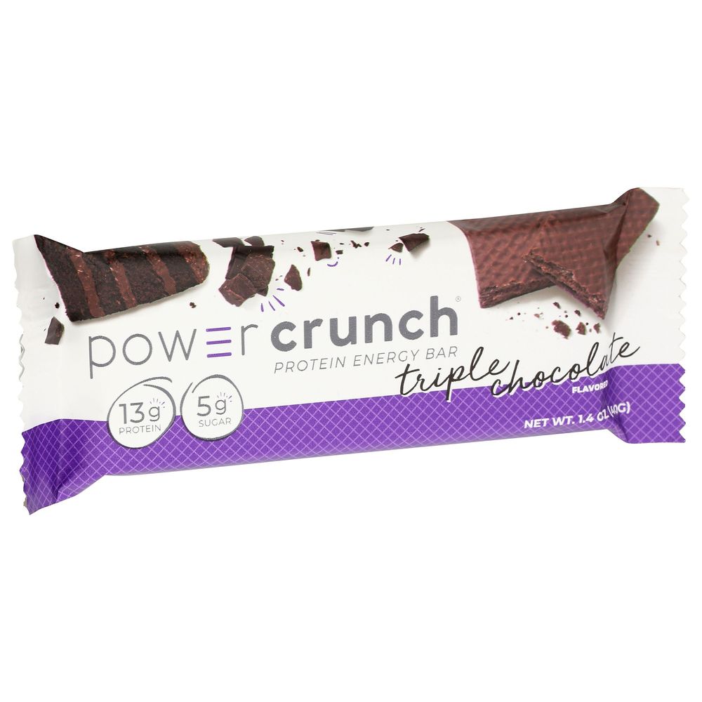 Power Crunch Triple Chocolate Protein Energy Bar, 40 Gram -- 12 Per Case