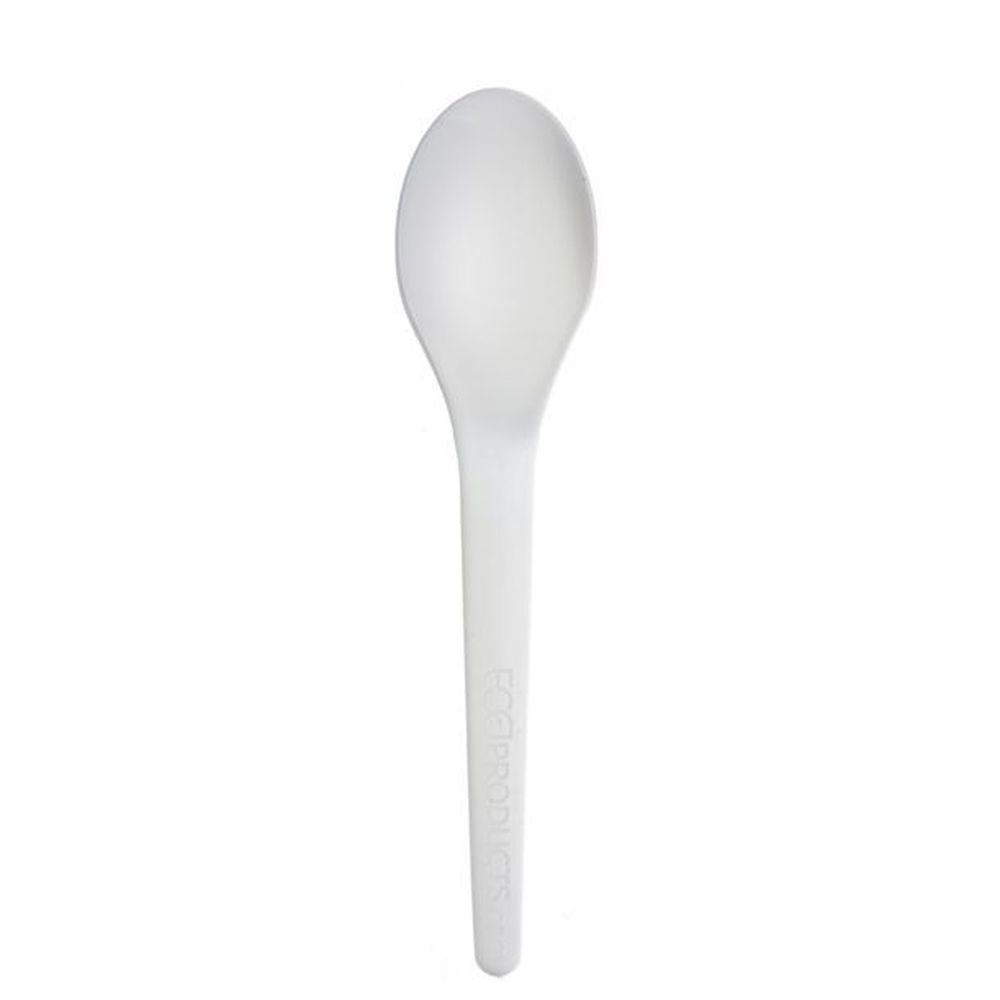 Eco-products Plantware White Medium Weight High Heat Pla Spoon, -- 1000 Per Case