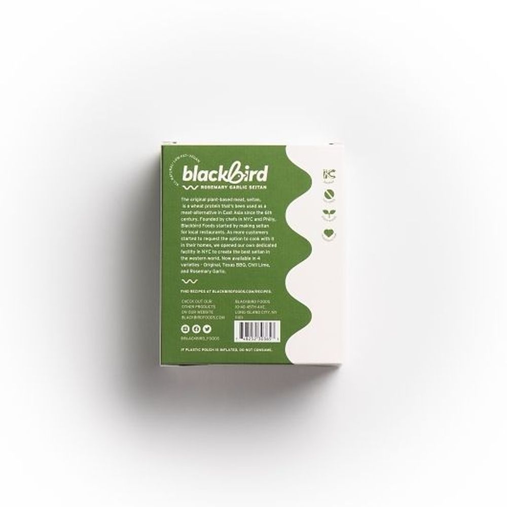 Blackbird Foods Rosemary Garlic Seitan, 8 Ounce -- 12 Per Case