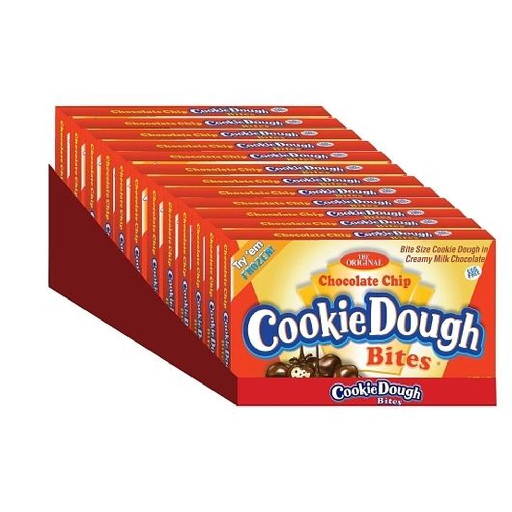 Cookie Dough Chocolate Chip Cookie Dough Bitess, 3.1 Ounce -- 12 Per Case