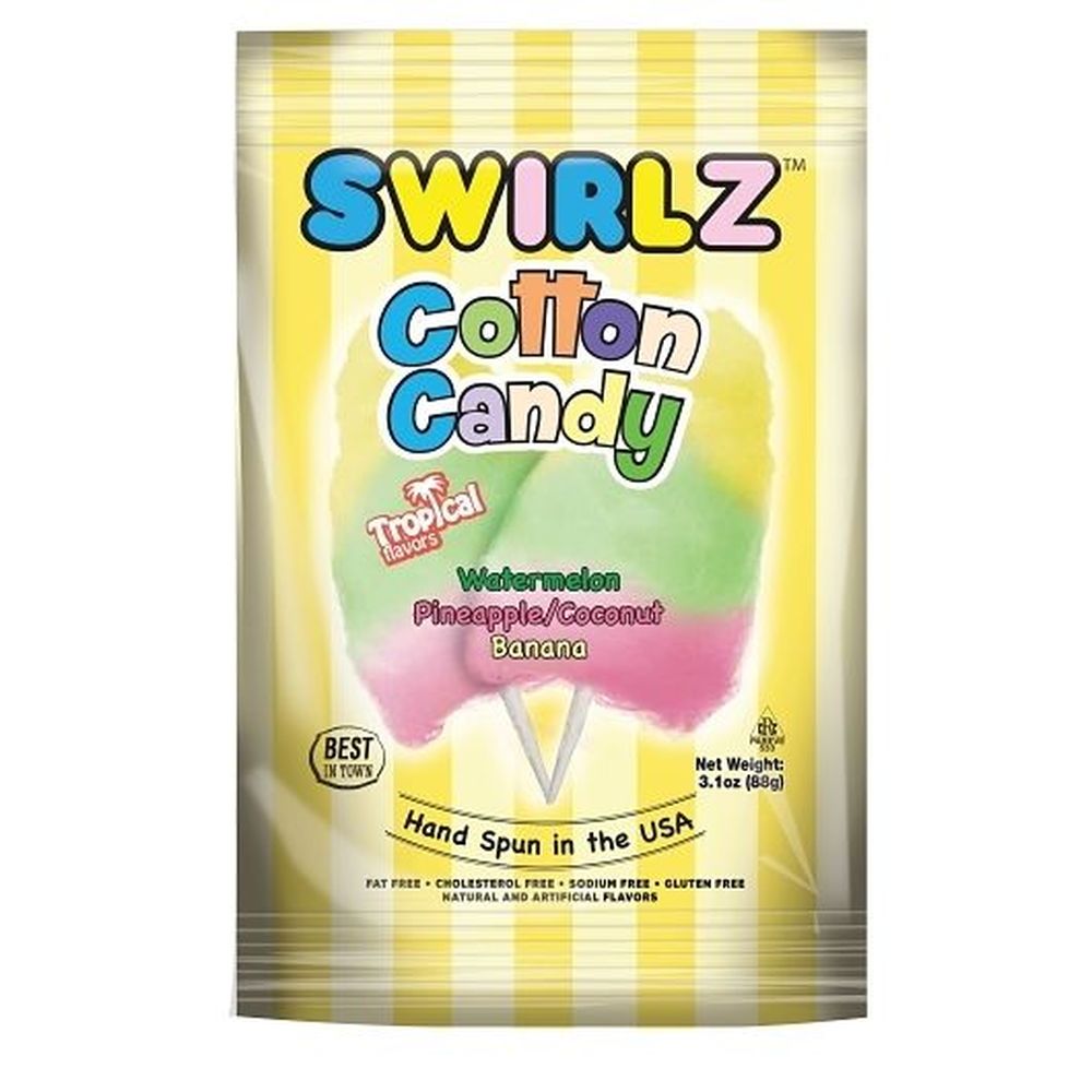 Swirlz Cotton Candy, 3.1 Ounce -- 12 Per Case