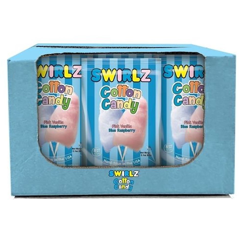 Swirlz Cotton Candy Punch Out, 3.1 Ounce -- 12 Per Case