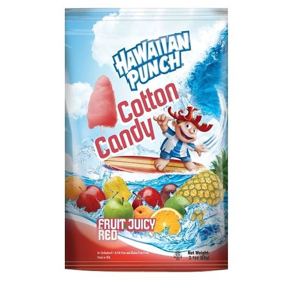 Hawaiian Punch Fruit Juicy Red Cotton Candy, 3.1 Ounce -- 12 Per Case