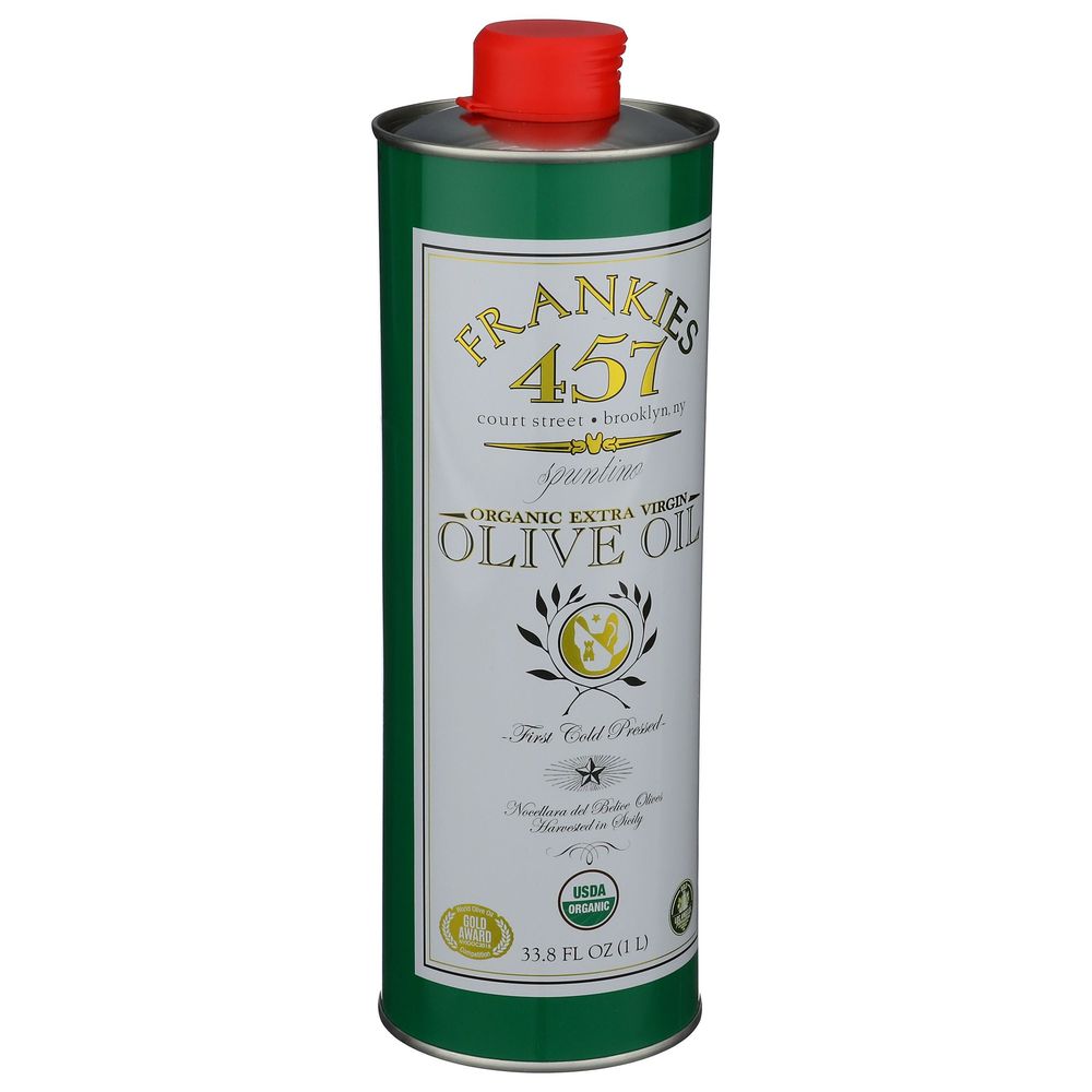 Frankies 457 Organic Extra Virgin Olive Oil, 33.8 Fluid Ounce -- 6 Per Case