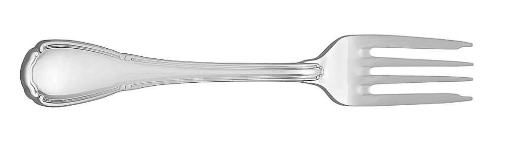 World Tableware Inc International Collection Baroque Stainless Stee Salad Fork -- 12 Per Case