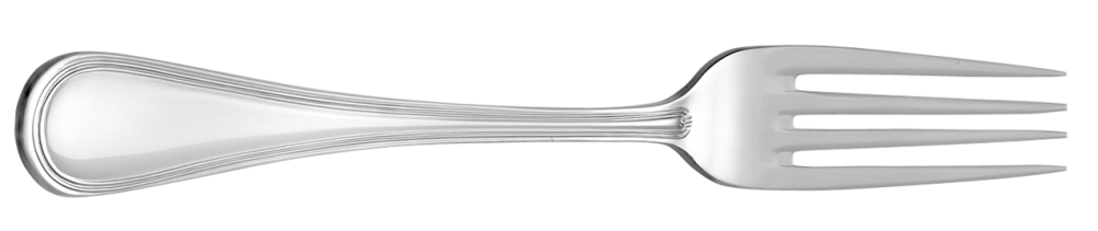 World Tableware International 18/8 Collection Geneva Stainless Steel European Dinner Fork -- 12 Per Case