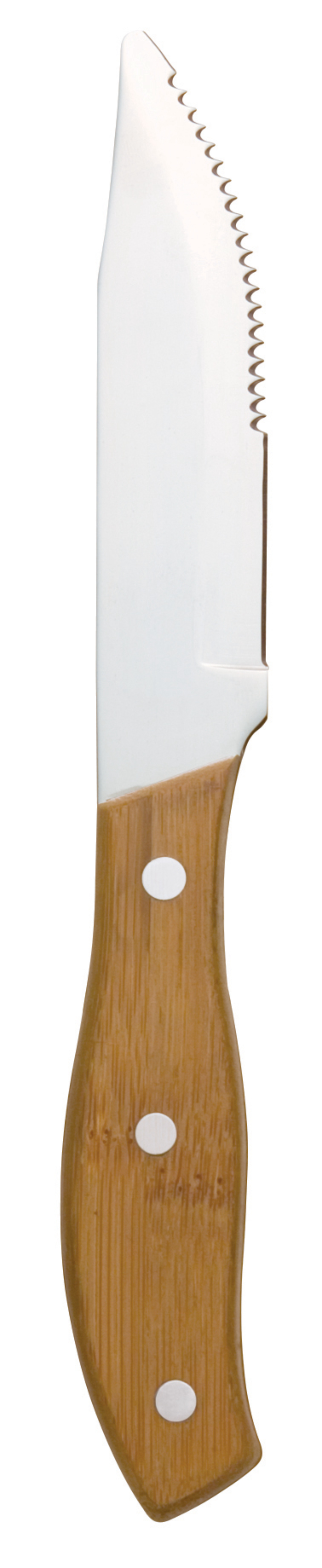 World Tableware Inc Bamboo Handle Steak Knife -- 12 Per Case