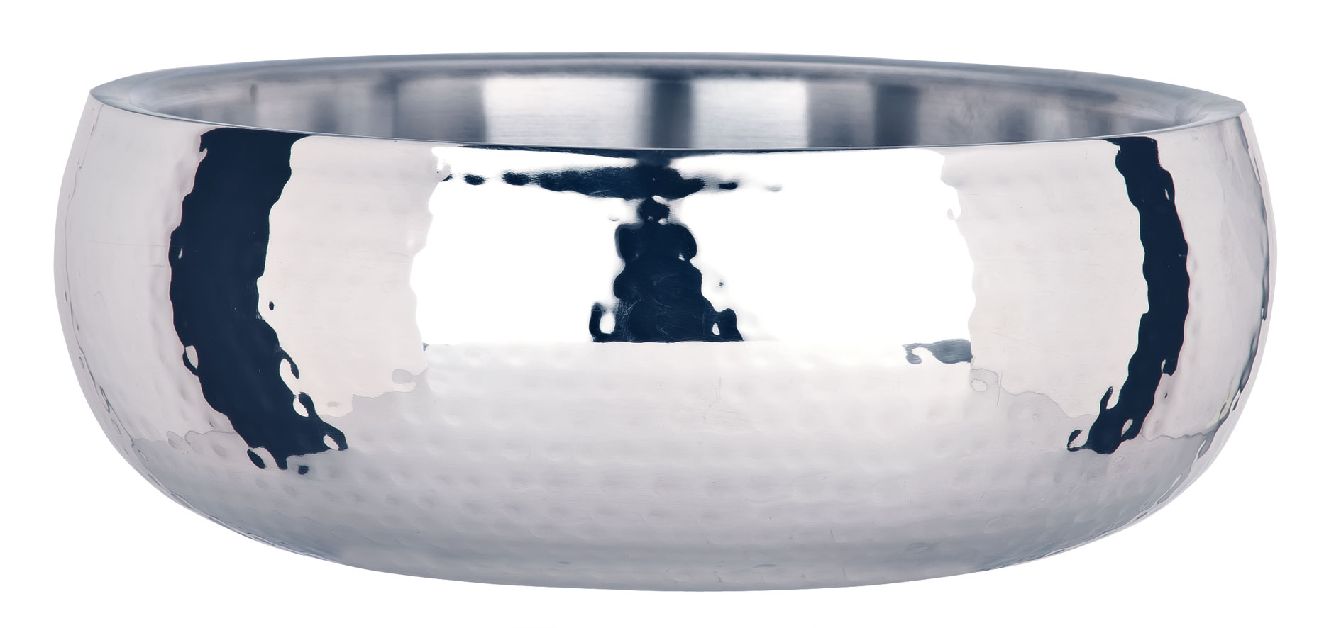 World Tableware Sonoran Double Wall Hammered Bowl, 150 Ounce