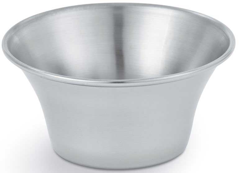 Vollrath Flared Stainless Steel Sauce Cup, 4 Ounce -- 12 Per Case