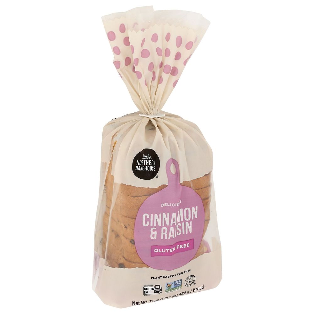 Little Northern Bakehouse Cinnamon And Raisin Bread, 17 Ounce -- 6 Per Case