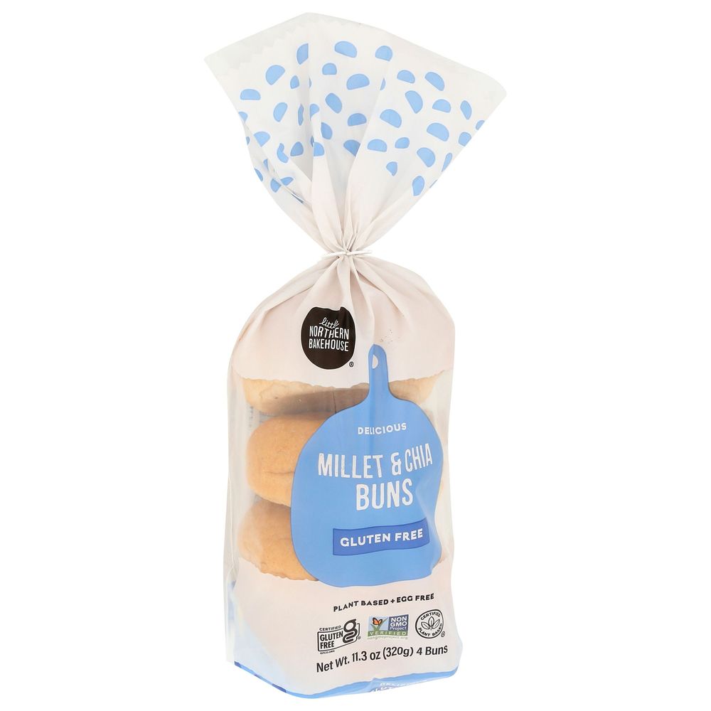 Little Northern Bakehouse Millet And Chia Buns, 11.3 Ounce -- 6 Per Case