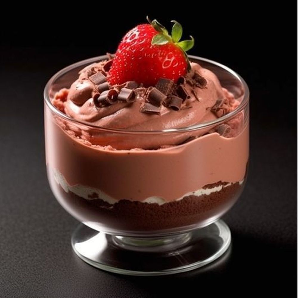 Darlington Mix D Chocolate Strawberry Mousse Mix, Bulk, 1.2 Pound -- 18 Per Case