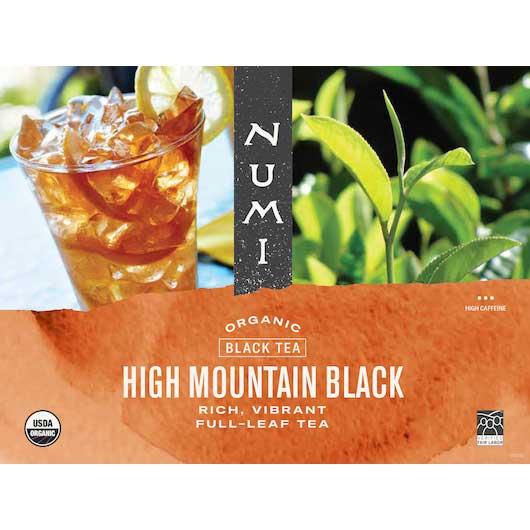 Numi Organic High Mountain Black Iced Tea, 1.2 Ounce -- 24 Per Case