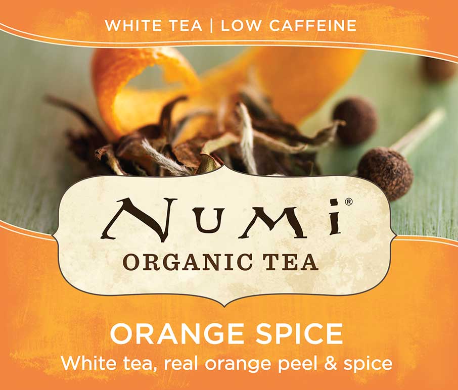 Numi Organic Orange Spice White Tea -- 100 Per Case