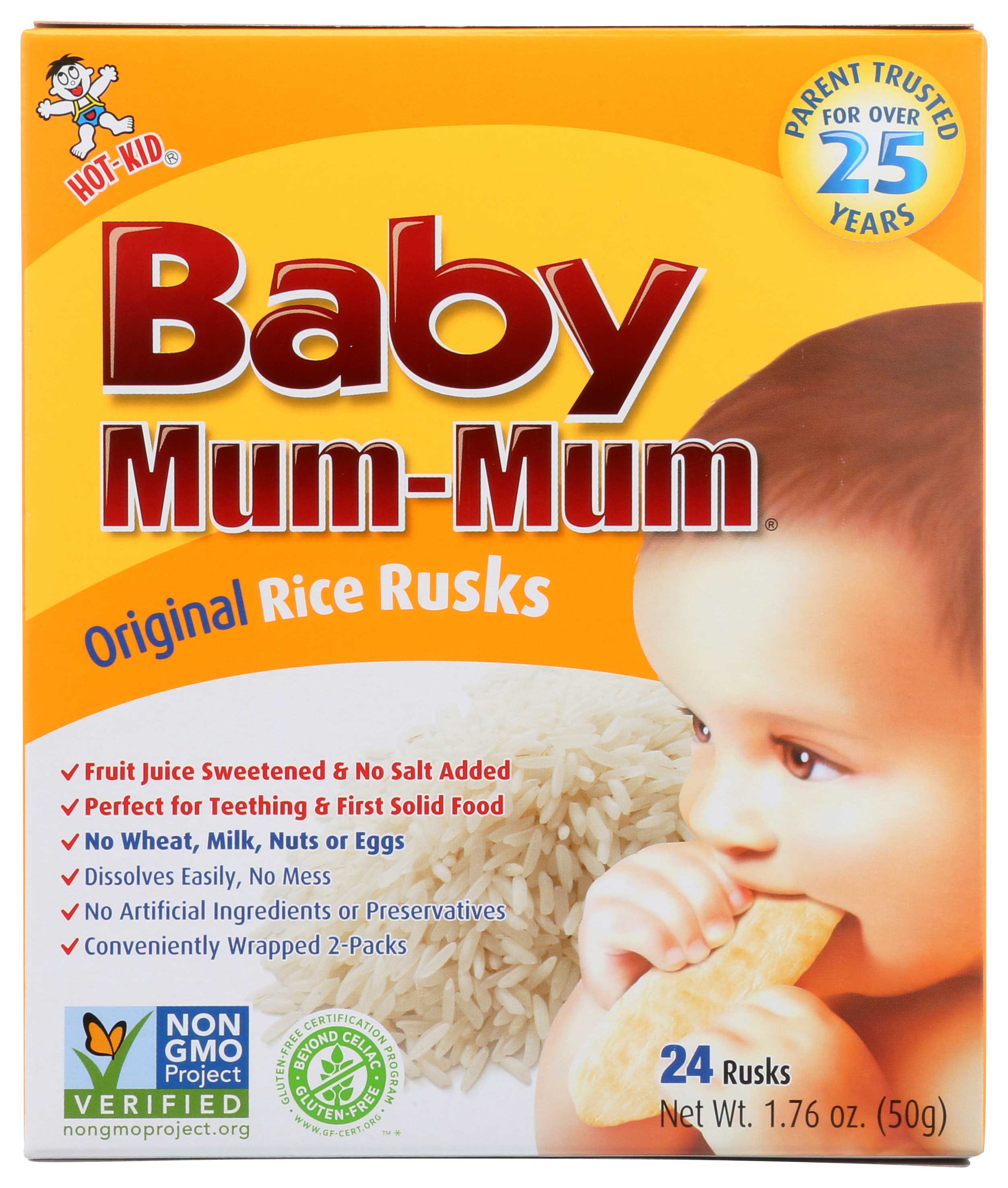 Baby mum mum top original rice rusks