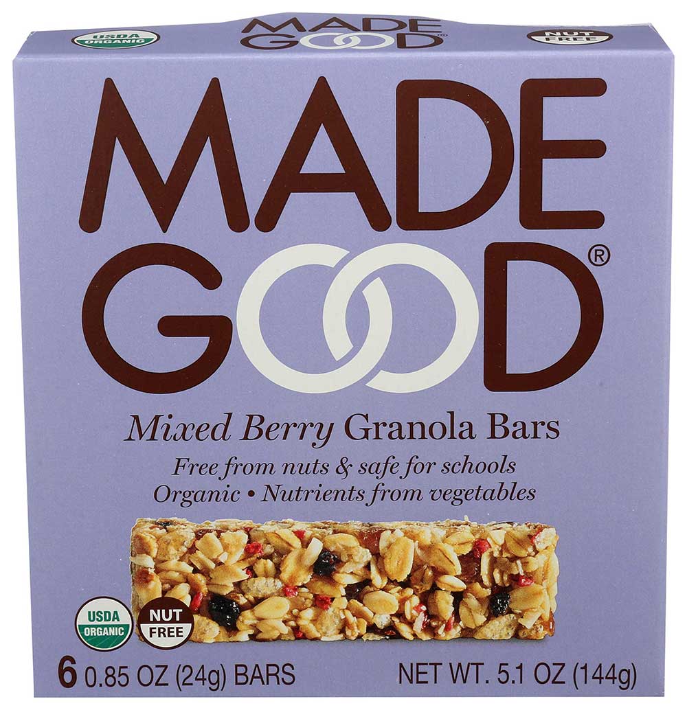Madegood Organic Mixed Berry Granola Bar, 6 Count -- 6 Per Case