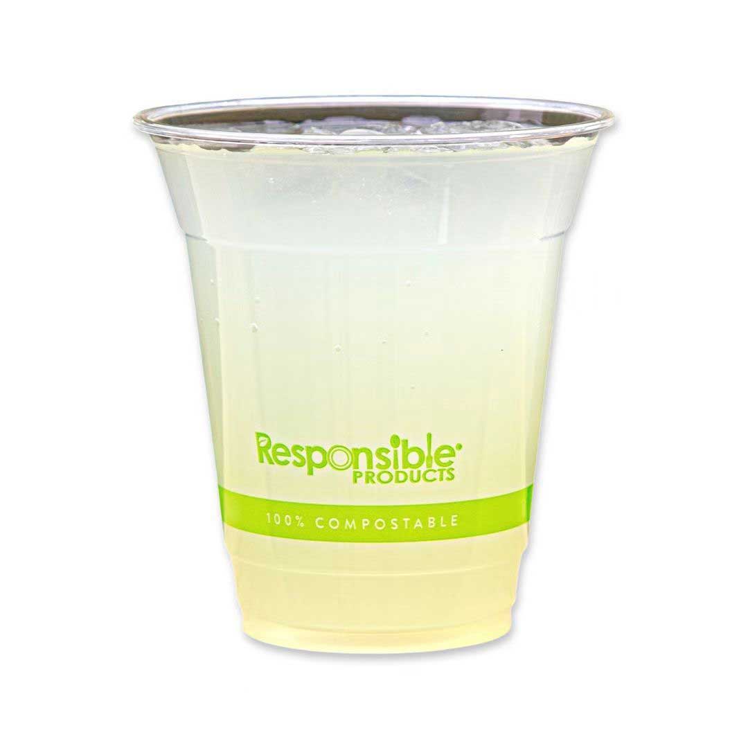 Responsible Products Pla Compostable Clear Cold Cup, 12 Ounce Capacity -- 1000 Per Case