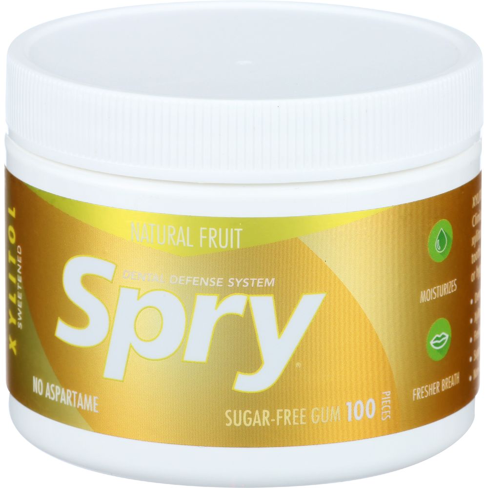 Spry Fresh Fruit Chewing Gum, 100 Per Pack