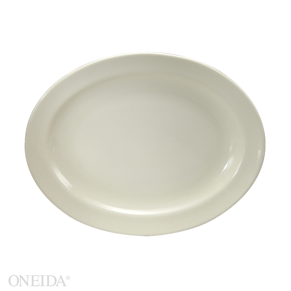 Oneida Shape 2000/oneida Collection Platters 2000 Dia. (in.) =9 1/2in X 7 5/8in Pack -- 24 Per Case
