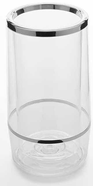American Metalcraft Clear Acrylic Wine Cooler, 3 X 5 X 9 Inch