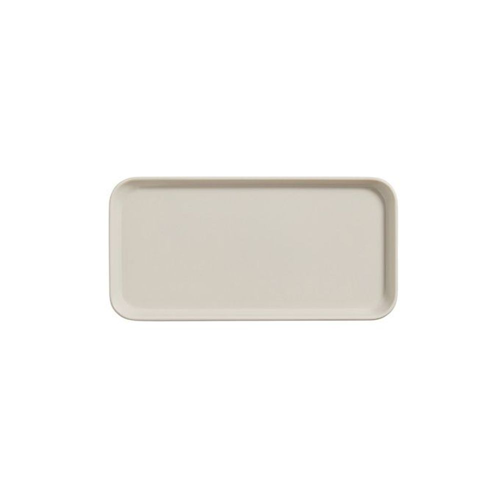 American Metalcraft Blend Collection Biscuit Color Rectangle Melamine Plate, 7 7/8 x 4 x 5/8 inch