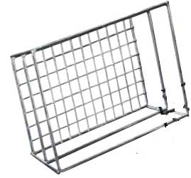 American Metalcraft Steel Chrome Finish Small Grid Basket, 9 X 6 X 2 1/2 Inch