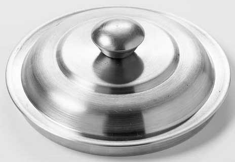 American Metalcraft Lid For Stainless Steel Mini Trash Can, 3 3/4 Inch Dia. X 1 1/2 Inch Height
