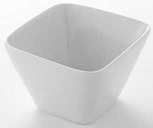 American Metalcraft White Porcelain 6 1/2 Ounce Sauce Cup, 3 1/4 X 3 1/4 X 2 1/4 Inch