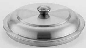 American Metalcraft Lid For Stainless Steel Mini Trash Can, 5 Inch Dia. X 1 5/8 Inch Height